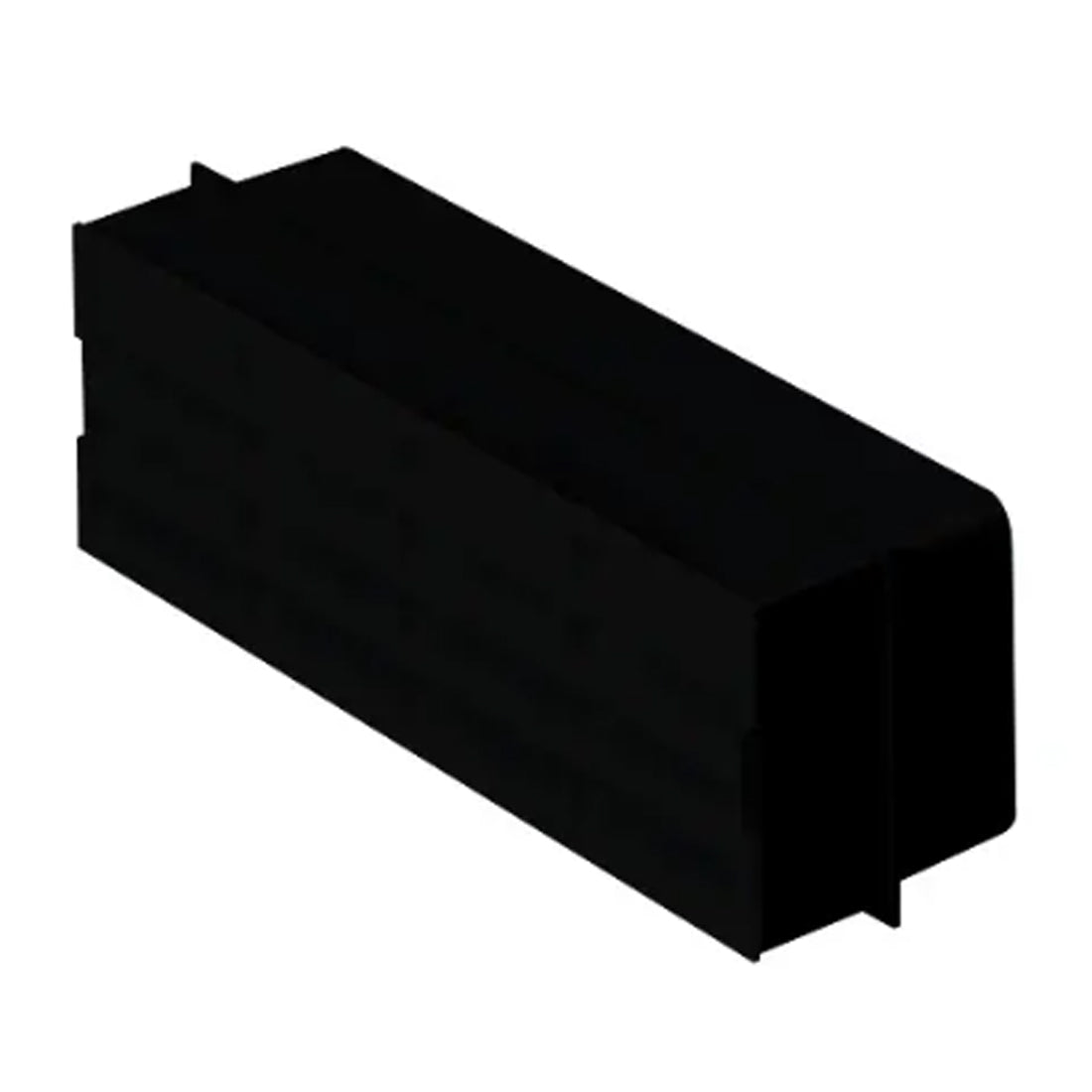 204x60mm - Single airbrick - Black