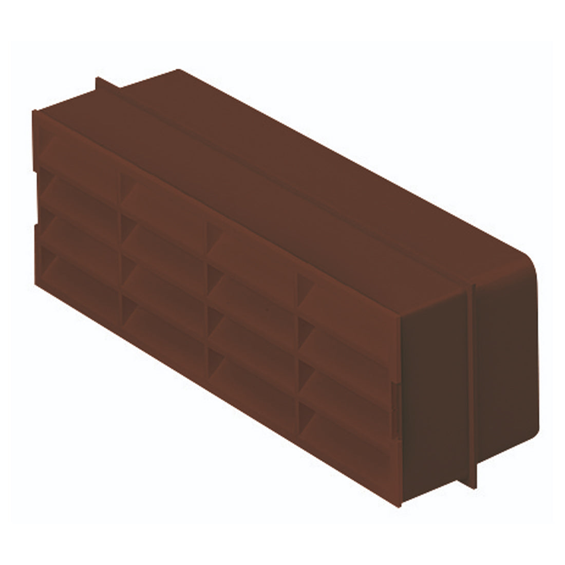 204x60mm - Single airbrick - Brown