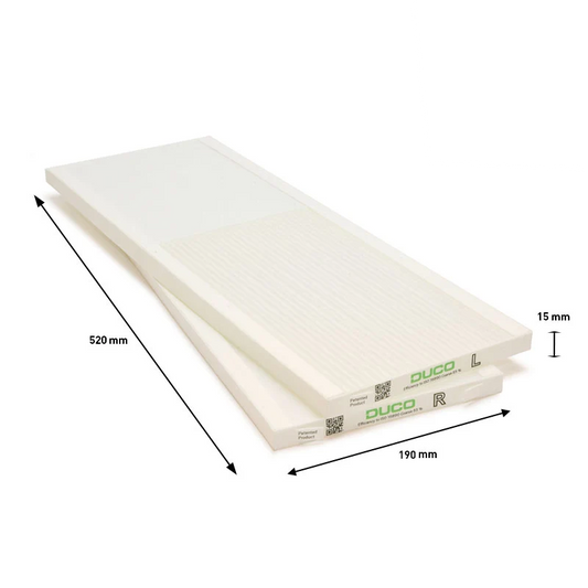 Duco Energy Comfort 400 / Plus Filter Set (2 x course 65%)