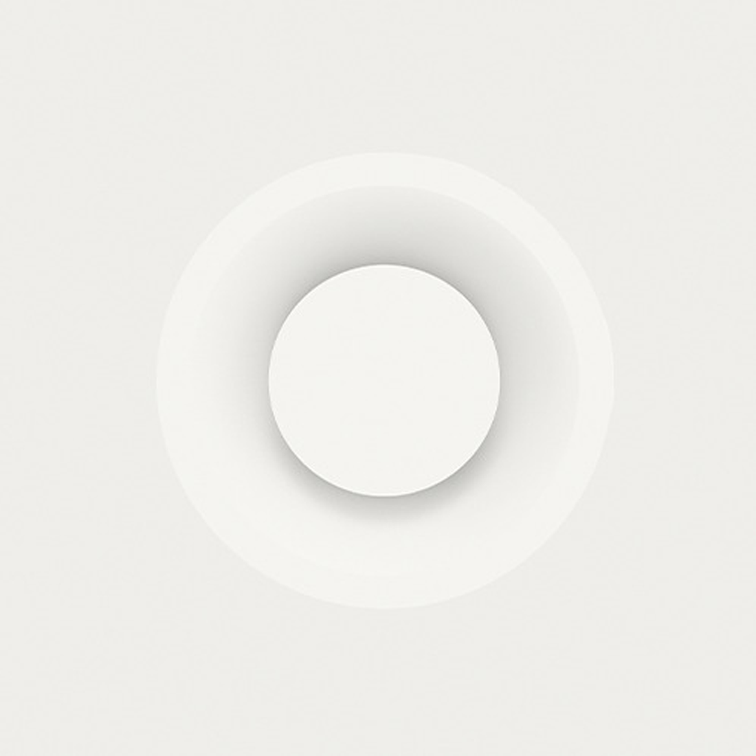 Gradient circle effect on a light gray background