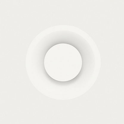 Gradient circle effect on a light gray background