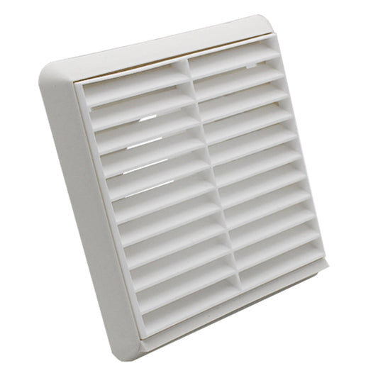 Louvred-White-Rectangular-Spigot--Ventilation