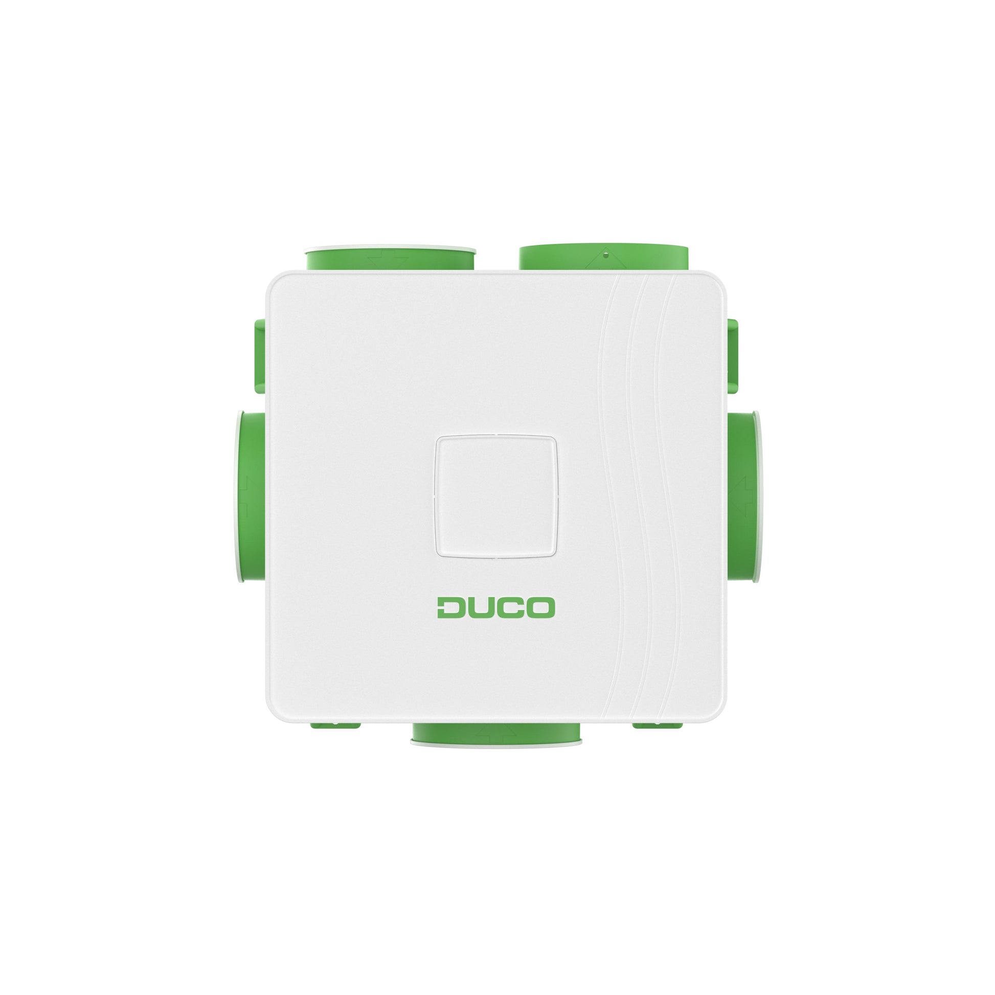 White and green modular block with 'DUCO' branding on a white background