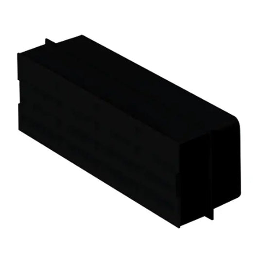 204x60mm - Single airbrick  - Black