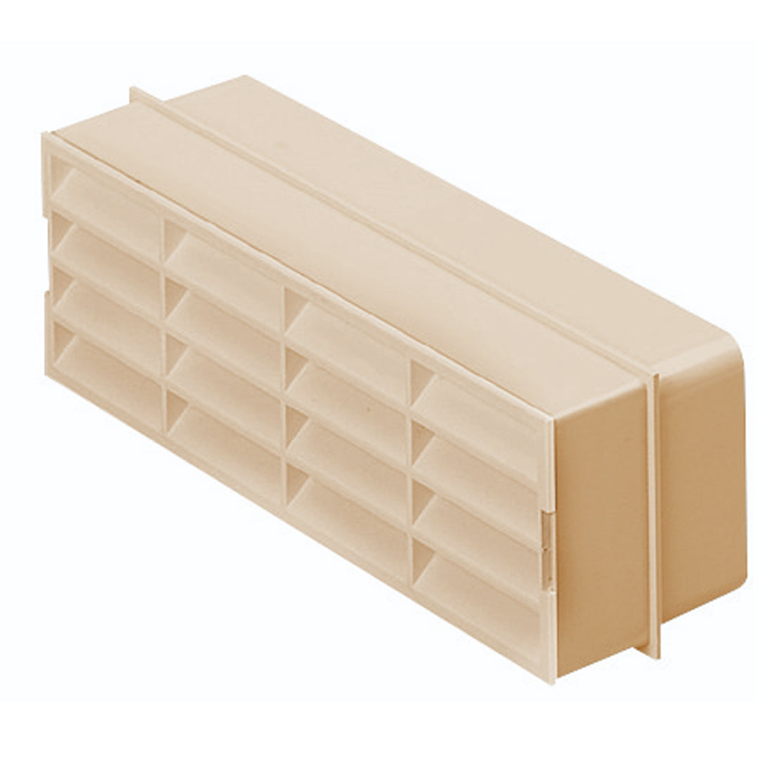 Beige Cotswold 204x60mm single airbrick vent for external wall ventilation and airflow management