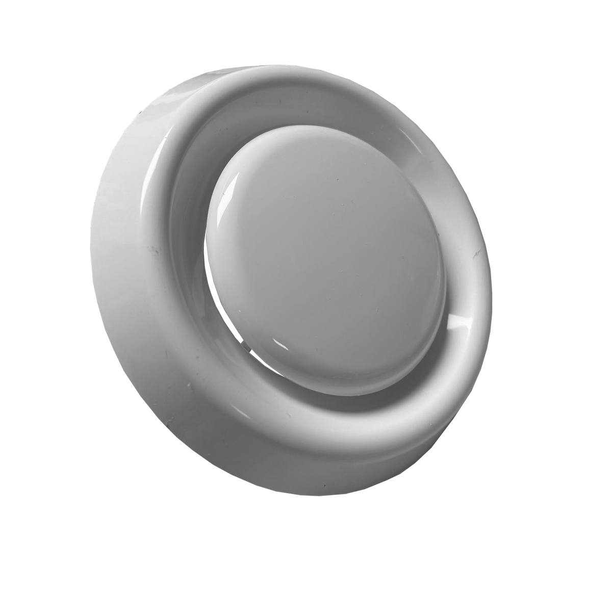 100mm - Air Valve PVC (white)