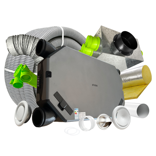 Ventilation Superstore 15 Room MVHR Kit – BSK NOTUS Slim 400m3/h @ 100Pa