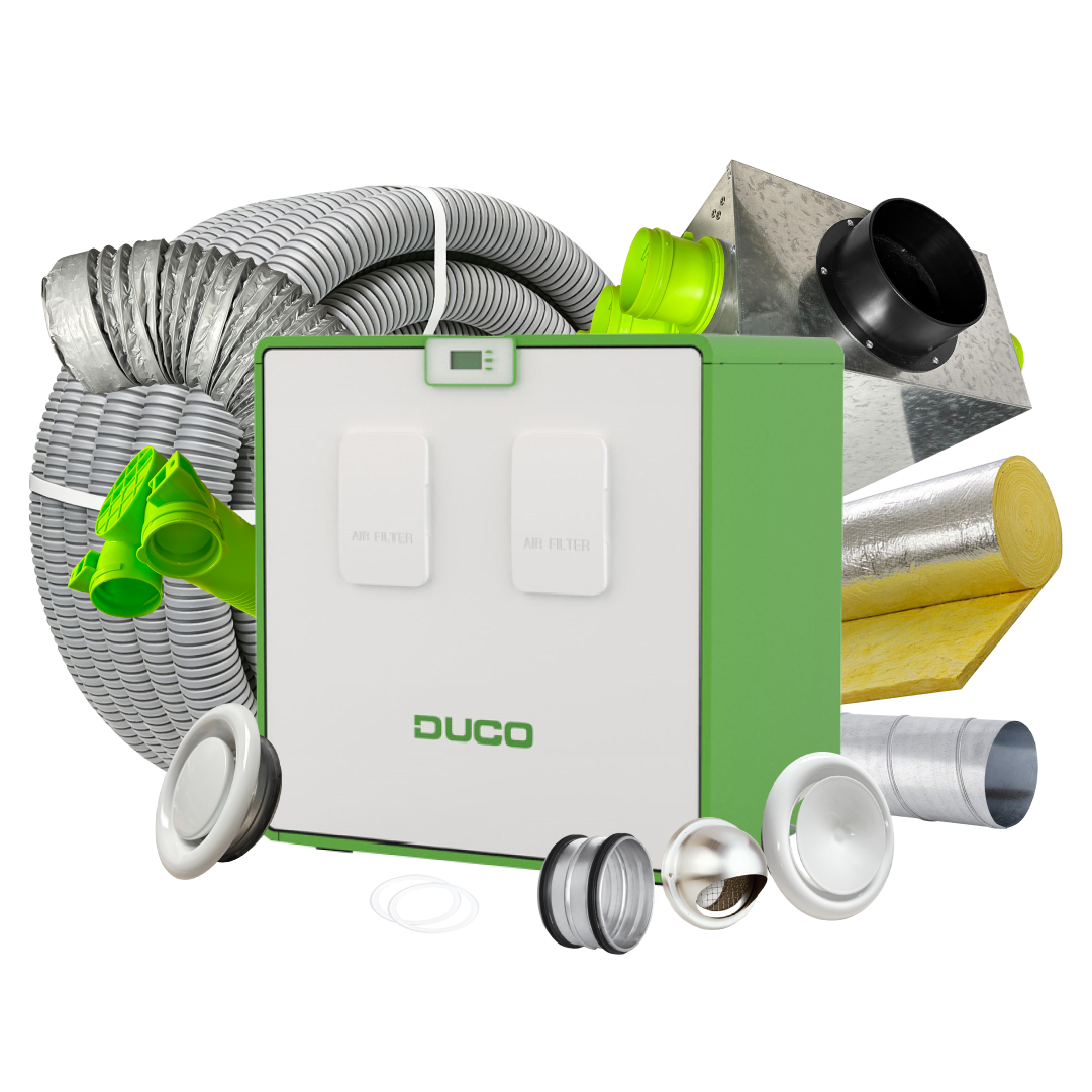 Ventilation Superstore 8 Room MVHR Kit – DucoBox Energy Comfort Plus D350 UK
