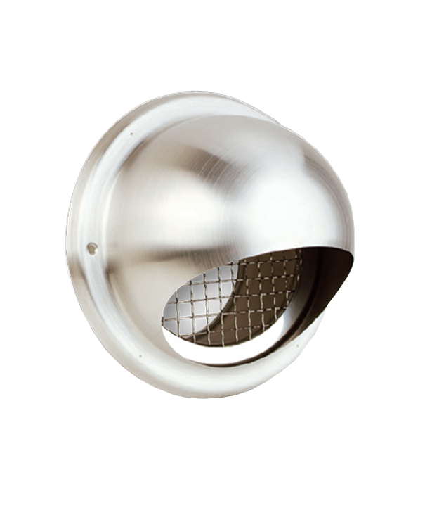 Quiet-Vent S/Steel cowl with bird mesh