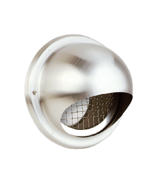 Quiet-Vent S/Steel cowl with bird mesh
