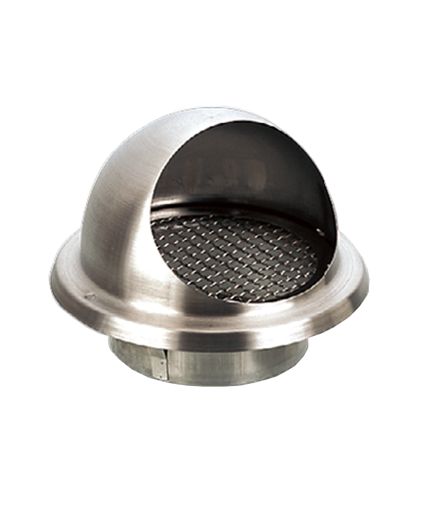 Quiet-Vent S/Steel cowl with bird mesh