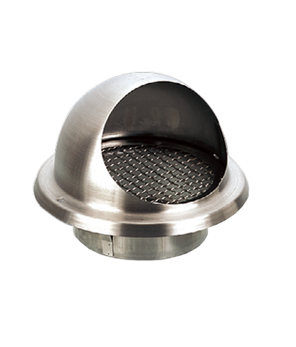 Quiet-Vent S/Steel cowl with bird mesh