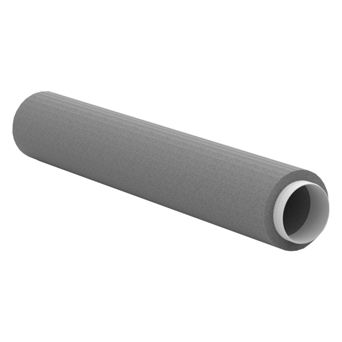 Gray filter cartridge on a white background