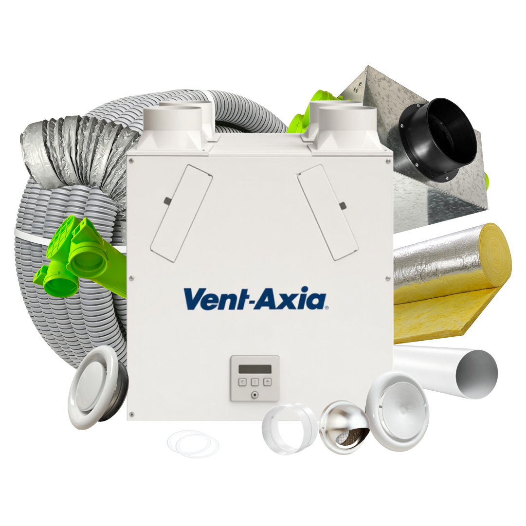 Ventilation Superstore 6 Room MVHR Kit – Vent Axia Kinetic BH R/H