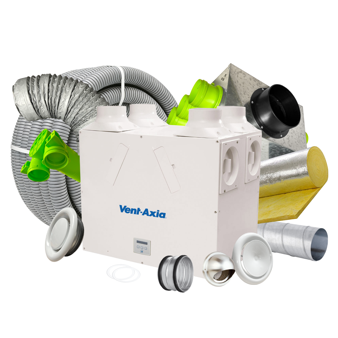 Ventilation Superstore 12 Room MVHR Kit – Vent Axia Kinetic Highflow R/H