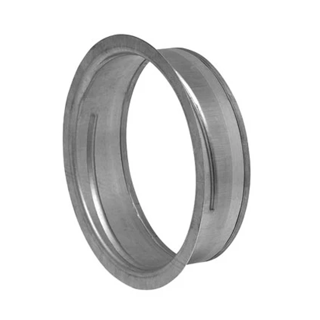 Metallic ring on a white background