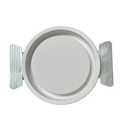VS 125mm plaster circular diffuser, front view