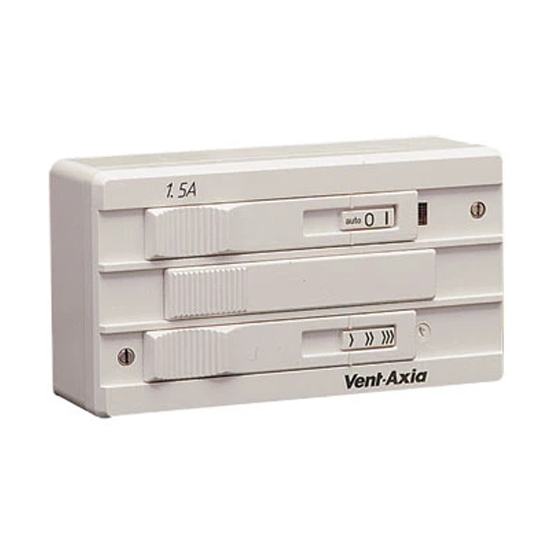 Vent-Axia electrical control panel on a white background