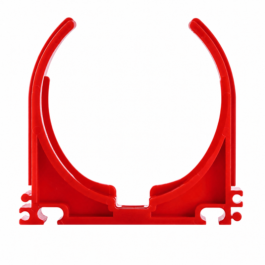 VS 75 red pipe clip loose