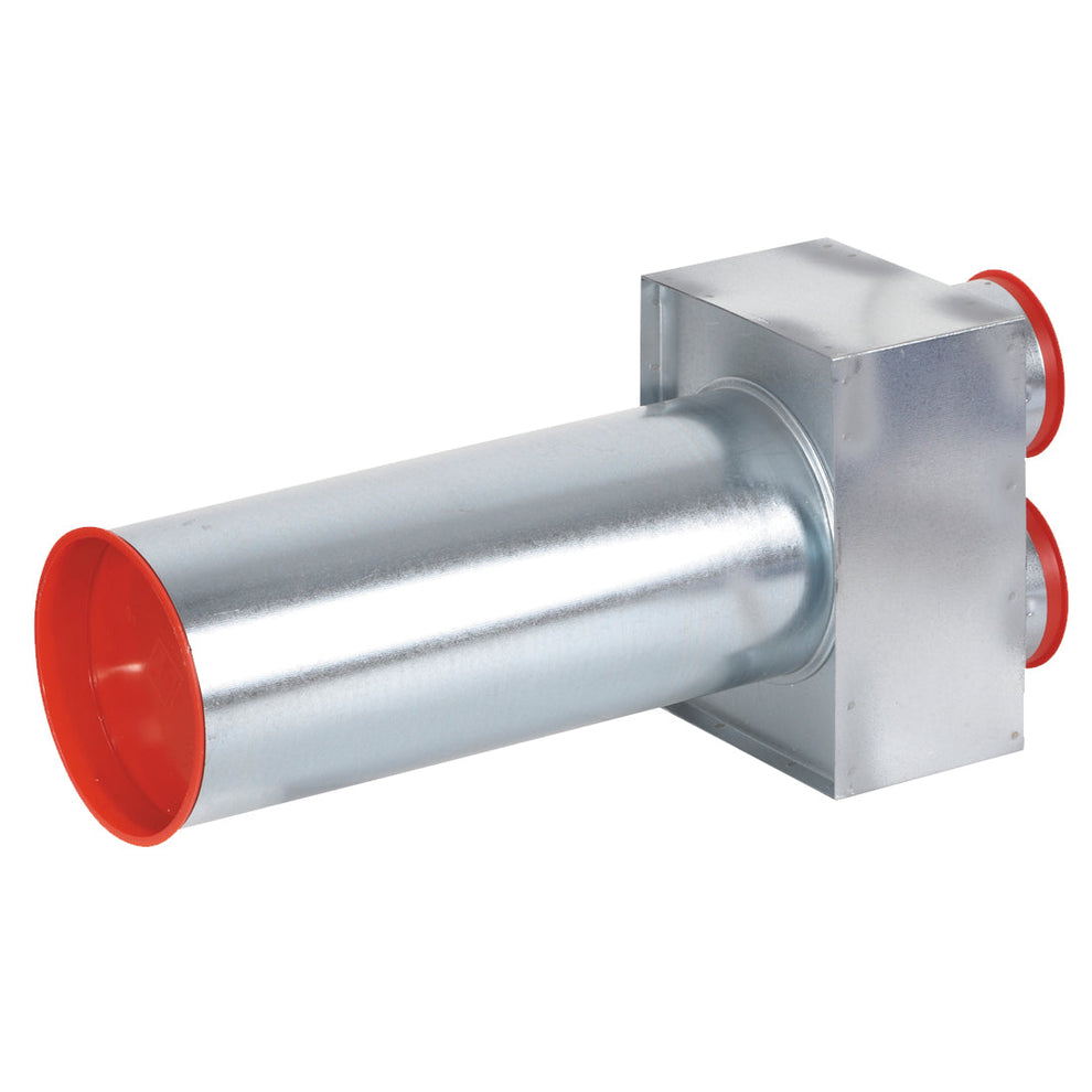 Airflow Straight Plenum 125-75mm - 9041141 – Ventilation Superstore