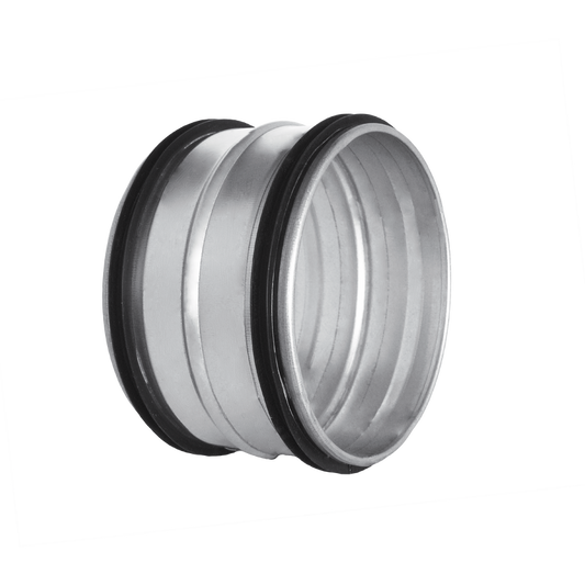 Quiet-Vent metal male coupling with seals