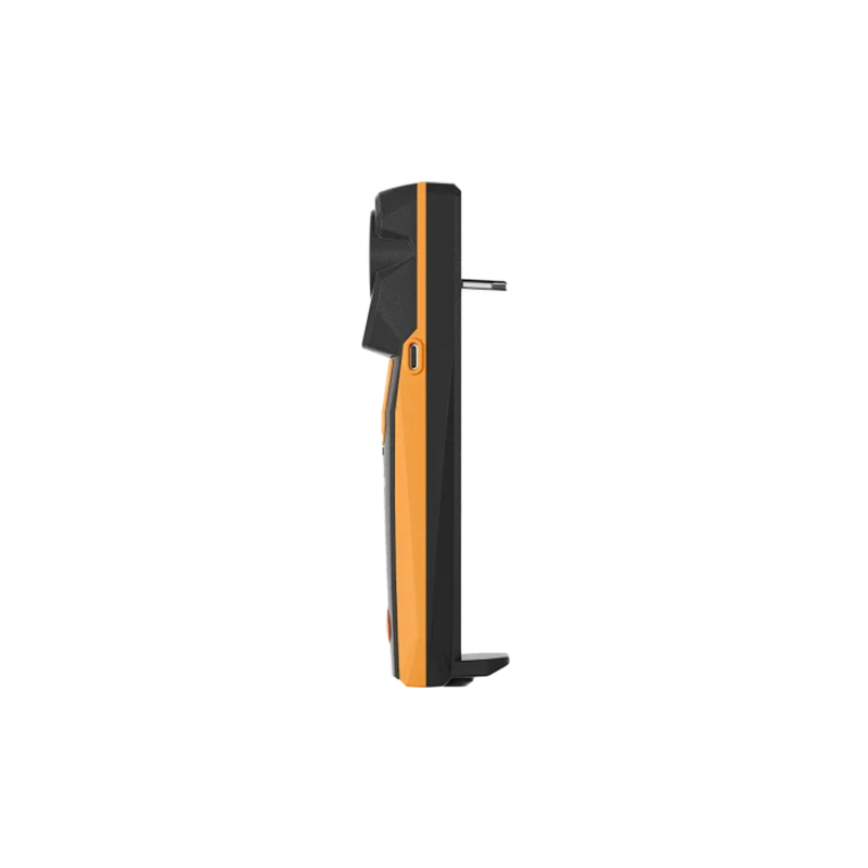 Black and orange tool on a white background