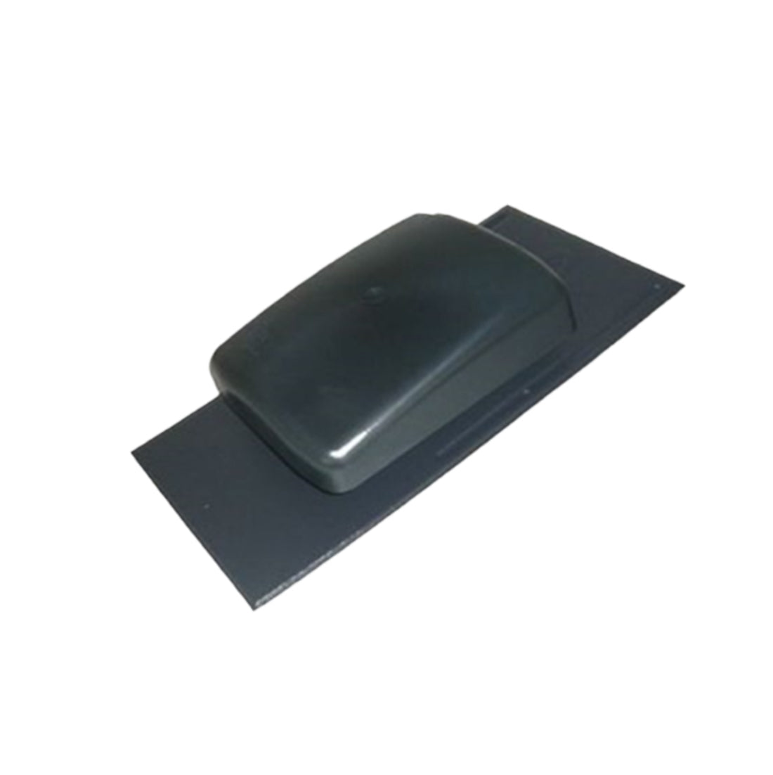 Black roof vent on a white background